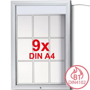 Produktbild für Schaukasten Showdown-Displays T-Linie LED B1 außen