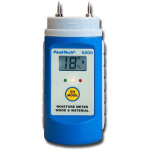 Produktbild für Feuchtemessgerät PeakTech P 5200, LC-Display