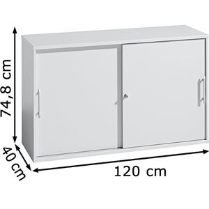 Produktbild für Schiebetürenschrank Hammerbacher B-Serie, Holz