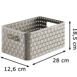 Produktbild für Aufbewahrungskorb Rotho Country A5, 6L