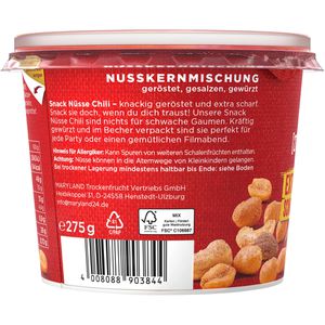 Produktbild für Nussmischung Maryland Snack Nüsse Chili, im Becher