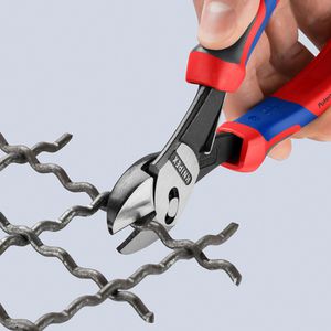 Produktbild für Seitenschneider Knipex 73 72 180 F TwinForce, Kraft-Schneider