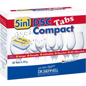 Produktbild für Spülmaschinentabs Dr.Schnell DSC TABS COMPACT