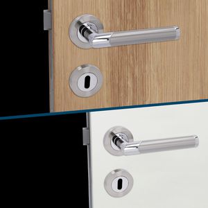 Produktbild für Drückergarnitur Alpertec Lissabon-R BB