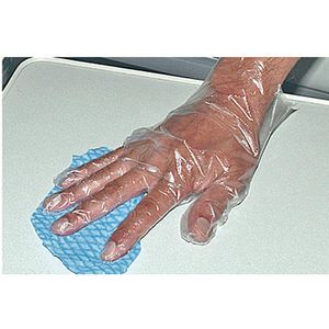 Produktbild für Einmalhandschuhe Nobamed Nobafol, transparent, 100 Stück