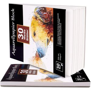 Produktbild für Aquarellpapier Kunstify 600005, Block, A4