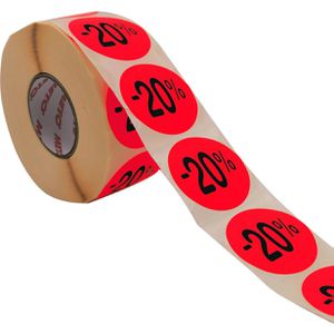 Produktbild für Preisetiketten METO Promoetikett, rot, Ø40mm