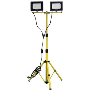 Baustrahler Luxula LX400171, LED, Netzbetrieb mit 3 m Kabel