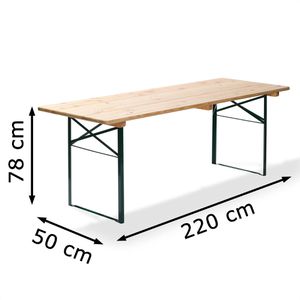 Produktbild für Klapptisch Veba 30050, Holz