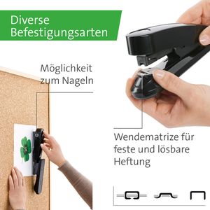 Produktbild für Heftgerät Novus B4FC re+new, 020-1933, inkl. 200 Heftklammern