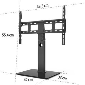 Produktbild für TV-Ständer Hama 220867 Fullmotion, schwarz