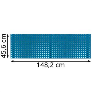 Produktbild für Werkzeugwand ADB 23099, blau, aus Metall