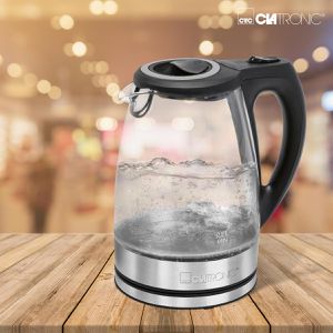 Produktbild für Wasserkocher Clatronic WKS 3744 G, transparent