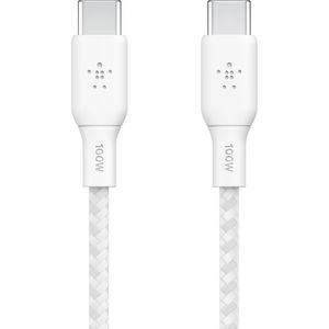 USB Belkin 100W, AG Ladekabel USB 2m – C auf weiß, Böttcher C, BoostCharge