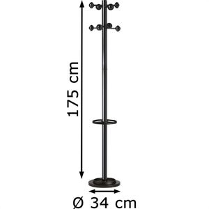 Produktbild für Garderobenständer Unilux Accueil 100340694 schwarz