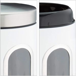 Produktbild für Vorratsdose Relaxdays 10027647, aus Metall