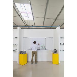 Produktbild für Klapptafel Bi-Office Maya Trio, Whiteboard