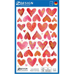 Produktbild für Sticker Zweckform 56889 Z-Design Deko Sticker