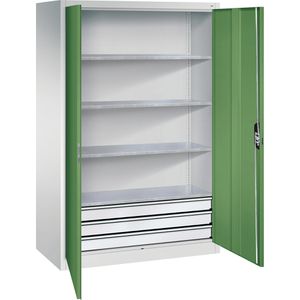 Werkzeugschrank CP-Möbel 8932-503, aus Metall, grau / grün