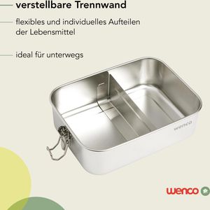 Produktbild für Lunchbox wenco 555661, Edelstahl
