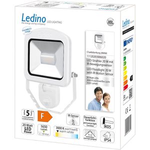 Produktbild für LED-Außenstrahler Ledino Charlottenburg, IP65 wasserdicht