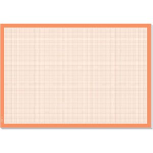 Schreibunterlage Sigel HO270, Graph, weiß / orange