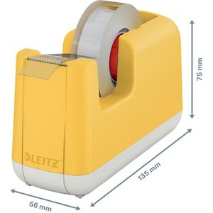 Produktbild für Klebebandabroller Leitz Cosy 5367-00-19, gelb