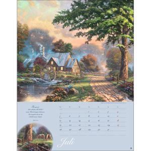 Produktbild für Bildkalender Heye 20602, Thomas Kinkade - Land im Licht, 2027