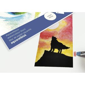 Produktbild für Aquarellpapier Kangaro KTC, 17 x 24 cm