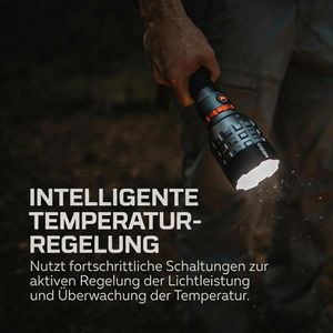 Produktbild für Taschenlampe Nebo Davinci 18000, LED, aufladbar
