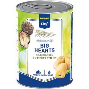 Produktbild für Gemüsekonserve METRO-Chef Artichokes Hearts in Salzlake