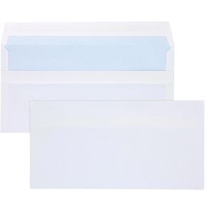 Briefumschläge Office-Products weiß, DIN lang