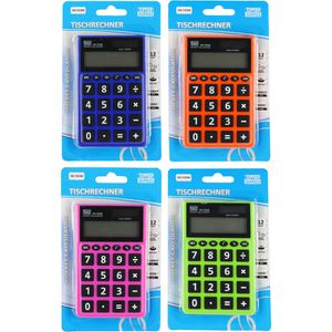 Produktbild für Taschenrechner TipTop-Office DG-555M, farbig sortiert