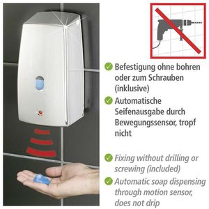 Produktbild für Seifenspender Wenko Treviso, 18417100, mit Sensor