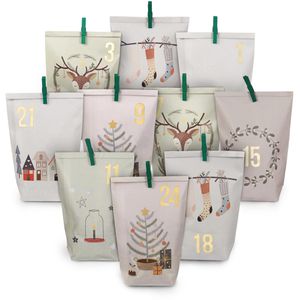 Produktbild für Adventskalender Papierdrachen 400-009-008, Hygge