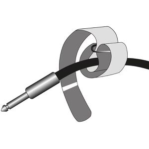 Produktbild für Kabelbinder Adam-Hall mit Klettverschluss