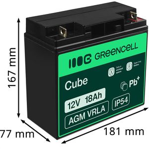 Produktbild für AGM-Batterie Green-Cell VRLA AGM09