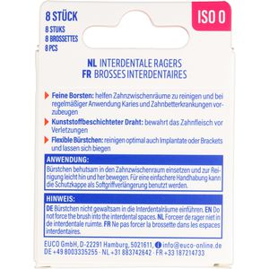 Produktbild für Interdentalbürsten diadent Pink, ISO-Größe 0