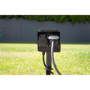 Produktbild für Gartensteckdose McPower 1300381, mit Erdspieß