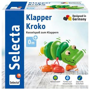 Produktbild für Motorikspielzeug Selecta 61044, Klapper-Kroko