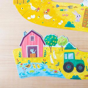 Produktbild für Puzzle Goula 53176, XXL Bauernhof