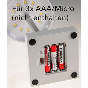 Produktbild für Tischlampe ChiliTec 23765, weiß mit LED