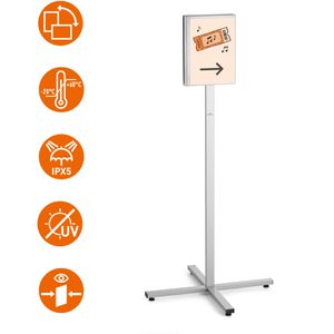 Produktbild für Infoständer Durable Info aus Aluminium, silber, A4