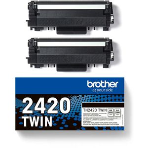 Brother Toner TN-2420 TWIN Doppelpack, TN-2420, 2 x 3000 Seiten ...