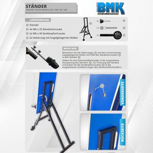 Produktbild für Standfuß BMK 1008/9S, Metall