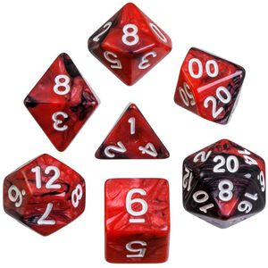 Würfel Philos 7790, Oblivion, rot, Set