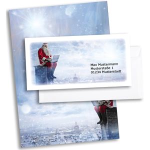 Produktbild für Weihnachtsbriefpapier Böttcher-AG Weihnachtsmann