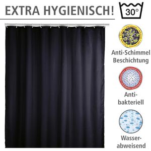 Produktbild für Duschvorhang Wenko Anti-Schimmel Uni, 180 x 200 cm