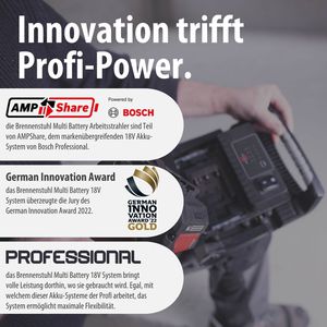 Produktbild für Baustrahler Brennenstuhl MULTI 4000 MA, LED, für 18 V Akkus