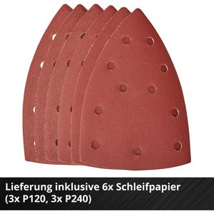 Produktbild für Schwingschleifer Einhell TE-OS18/150 Li Solo, Akku